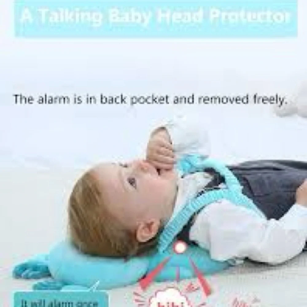 NIB! Baby Walker Head Protector Adjustable Backpack Wear Safety Pad Toddler (OS)